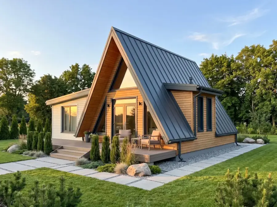 Проект А-фрейм — 70 м²